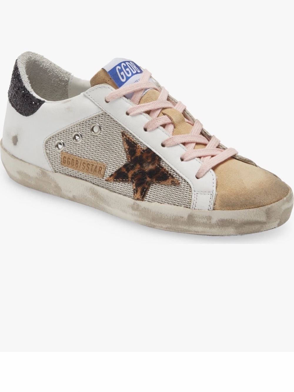 Golden Goose Silver White Brown Super-Star Sneaker Nordstrom Exclusive